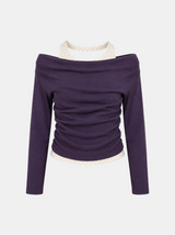 Elena Layered Off Shoulder Tee