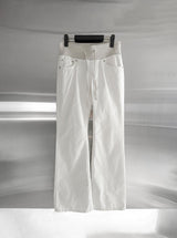 Shibori Straight Cotton Pants