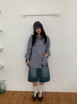 Yanpo Over Check Shirt