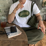 ルックセンテッドアメリカンヴィンテージグラフィックオーバーサイズドショートスリーブTシャツ