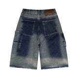 GP111 リバースウォッシュ カーペンターデニム バミューダパンツ (INDIGO)