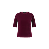 Velvet Pincoat T-Shirt (Wine)