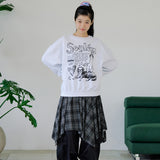 ラブキャッツスウェットシャツ (LIGHT GRAY)