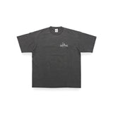"TRUE LOVE" プリント S/S ウォッシュドTシャツ