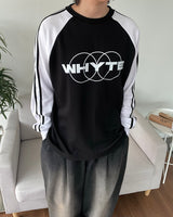 Print Raglan Track Long Sleeve