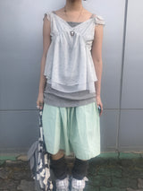 Flower chiffon blouse
