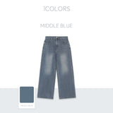 [Repub products] Fall-in Wide Denim Pants