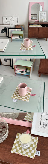 Check kitchen cloth S (4color)