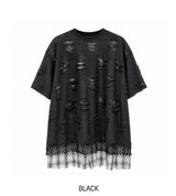 Triple Damage Layered Short Sleeve T-shirt