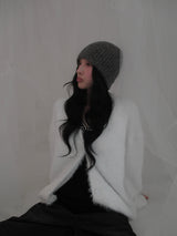 cozy knit beanie