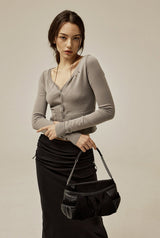 May eyelet cardigan
