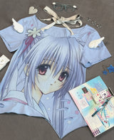 [Hashtag DDD] sakura girl t-shirt
