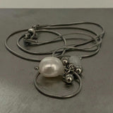 Cluster drop necklace