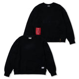 ML CREWNECK BLACK / WHITE