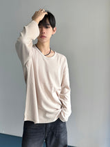 Module ベーシックワッフル Uniqlo ロングスリーブ 4C