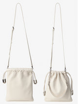 LUZIN MINI シープスキンショルダーバッグ / Bright Ivory