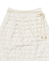 Tiered Midi Skirt (Cream)