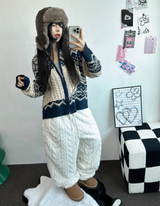 SHEEP CURLY🐏 SOFTY JOGGER OANTS 🐏🖤🩶🧸3COLOR