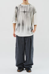 None Dirty Waffled Top (2color)