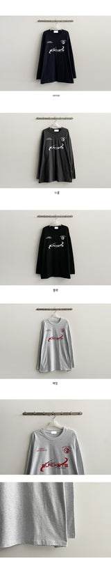 Foaming Boxy Fit Long Sleeve T-shirt