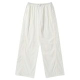 KIRSH PLAIN INCISION WOVEN PANTS [WHITE]