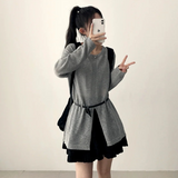 ラッフルレースミニスカート