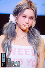 [IDLE Shuhua Necklace] Love Goth Bat Chain Semi Choker Necklace
