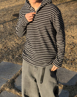 Labeni Striped Brushed Hoodie