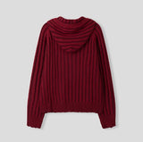 Scream Two-Way Knit Hooded Zip-Up