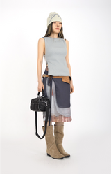side slit boat sleeveless(3color)