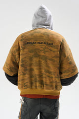 Layered Camo Edge MA1 Jacket