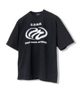 CDMM REAL OVERSIZED SHORT T-SHIRTS MSFTS003-BK