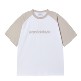 25SS コネクトロゴラグランショートスリーブTシャツ ブ エッセンシャルベージュ