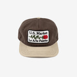 Rose Patch Cap_Khaki Brown
