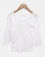 キーパーUネックベーシック 3/4 スリーブTシャツ