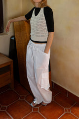 Daily pocket wide pants_ivory