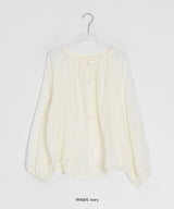 Kirina Loose Fit Balloon Sleeve Summer Blouse