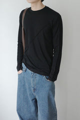 diagonal long sleeve