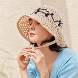 VA Digital Logo Punching Bonnet Hat / Beige