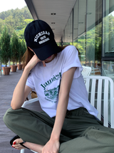 Andy House Lettering Short Sleeve T-shirt / 3 colors