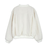 WOOL IVORY STADIUM JUMPER