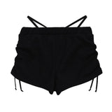 SHIRRING STRING MICROSHORTS_BLACK