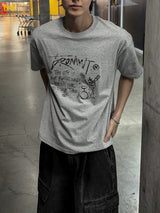 ヴィンテージ ドラム パンク Tシャツ