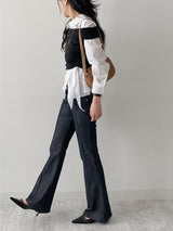 Port Off-Shoulder T-Shirt