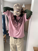 コンビストライプフードT (3C)