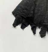 Maron lace unbal skirt (black)