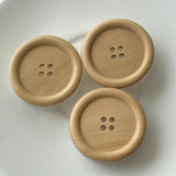 WOODEN BUTTON SMART TOK
