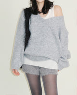 Kina Bendable Angora Fur Micro Shorts (Angora Fur Fabric)