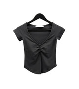 エテディープVネックシャーリングTシャツ