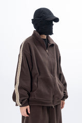 Selma Ethnic Fleece Set-up Track Top